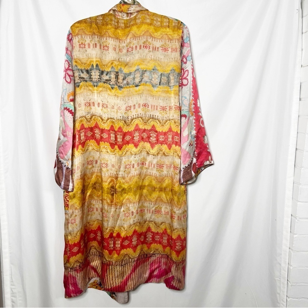Bokja Tapestry Silk Reversible Robe Size Medium - Picture 3 of 7